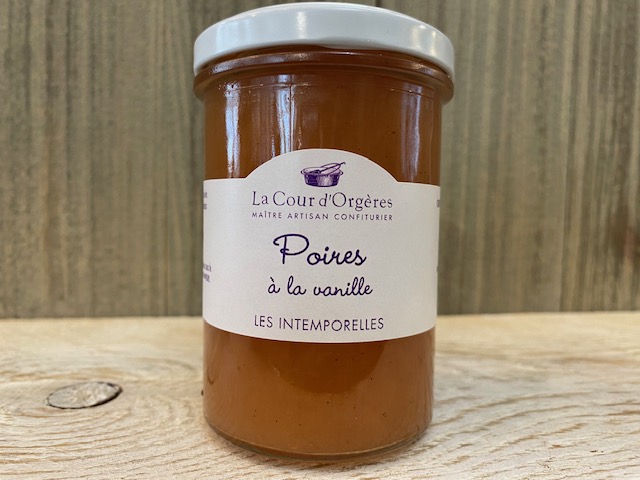 confiture de poire à la vanille, épicerie Huguette & Henri, Paris