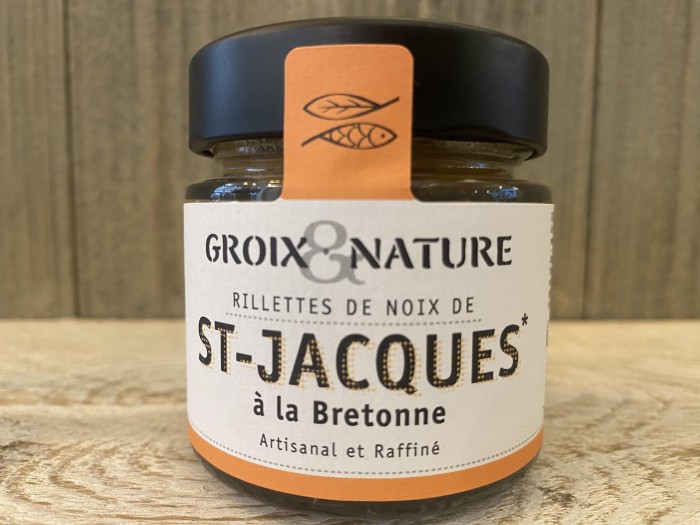 rillettes de saint jacques à la bretonne, épicerie Huguette et Henri