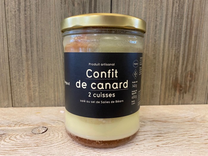 cuisses de canard, épicerie Huguette & Henri
