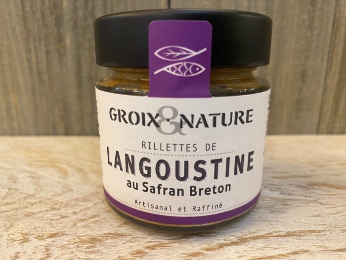 Rillettes de langoustines au safran, épicerie Huguette & Henri